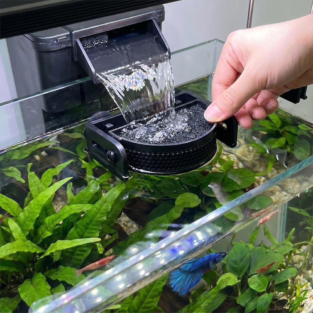 Betta Fish Tank - ﻿ Премиум-фильтр-отражатель для аквариума с присосками,