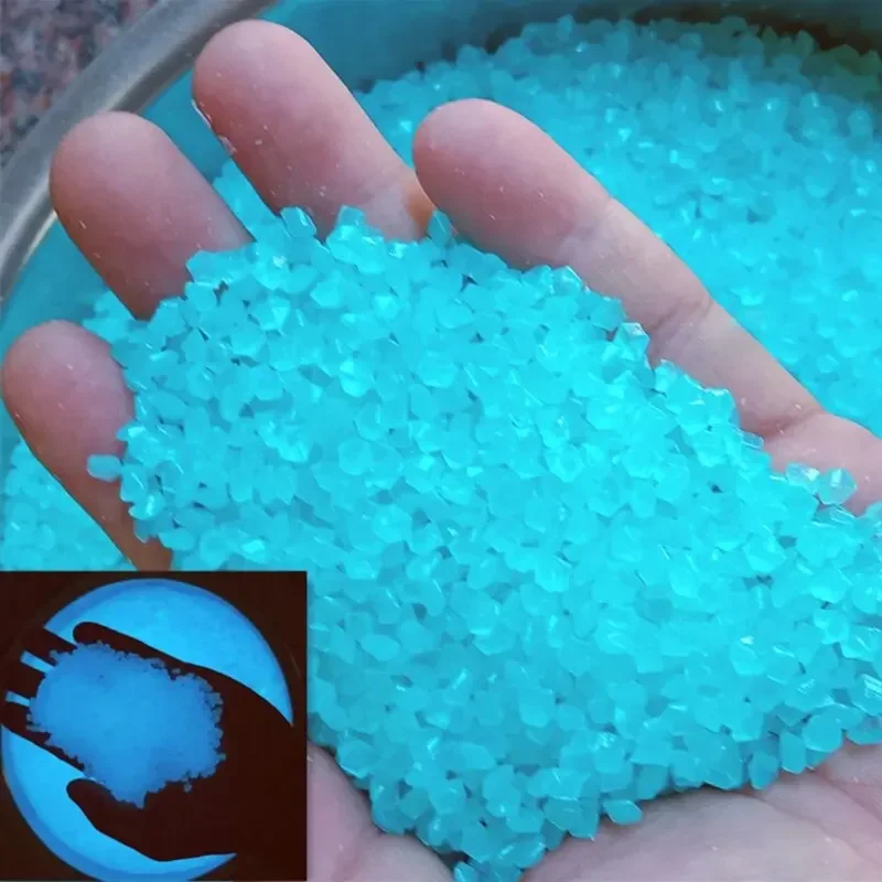 Fish Tank Gravel - 1000 шт. 3-5 мм светящийся песок,