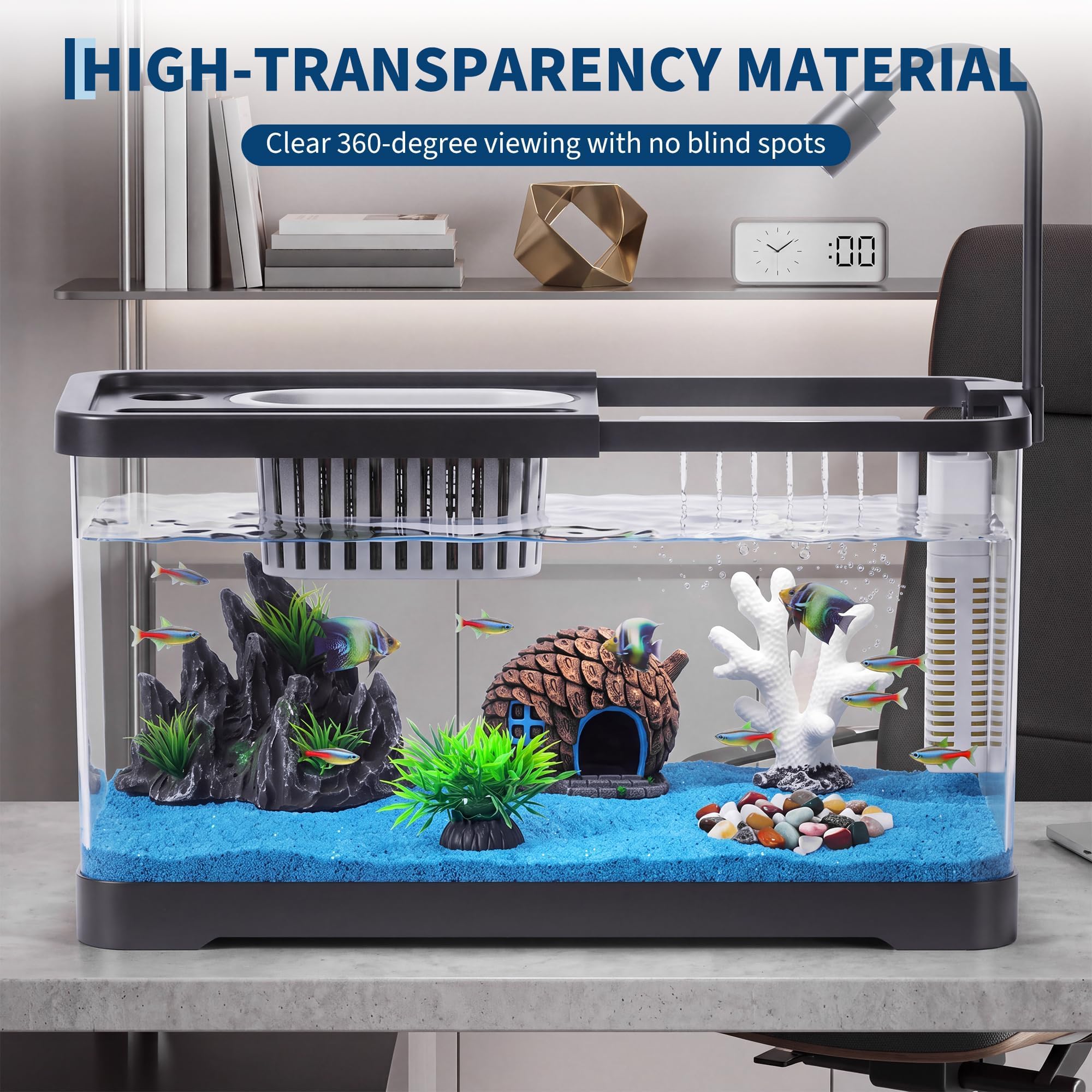 Набор для аквариума с фильтром – обзор и цена Betta Fish Tank